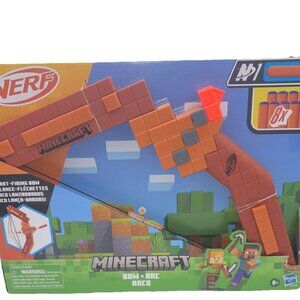 NIB Nerf Minecraft Bow-Arc Arco includes 8 Nerfs See Pics Box Has Damage